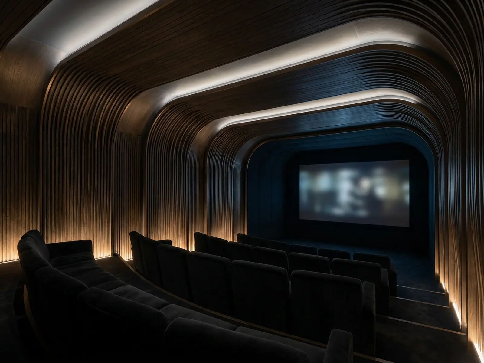 AURUMCINE Beyond — sculptural one-of-a-kind cinema architecture